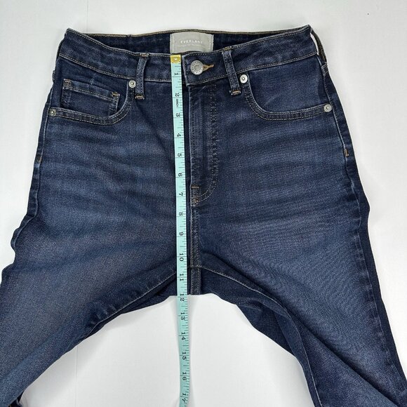 Everlane Women’s Blue The Curvy High-Rise Skinny Minimalist Jean W28/L27.25 - Picture 11 of 14